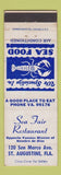 Matchbook Cover - Sea Fair Restaurant St Augustine FL