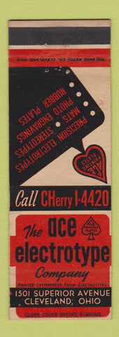 Matchbook Cover - Ace Electrotype Cleveland OH