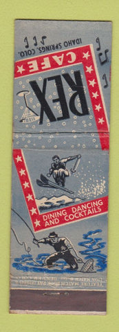 Matchbook Cover - Rex Cafe Idaho Springs Colorado feature
