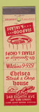 Matchbook Cover - Chelsea Steak and Chop House New York City WEAR