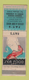 Matchbook Cover - Fay's Oyster Chop House New York City