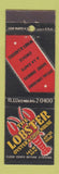 Matchbook Cover - Lobster Oyster Chop House New York City
