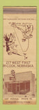 Matchbook Cover - Joe's Sporting Goods Liquor McCook NE WORN