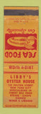 Matchbook Cover - Libby's Oyster House New York City WEAR