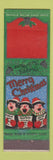 Matchbook Cover - Lion Match Merry Christmas carolers