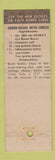 Matchbook Cover - Kuner's Foods Peas Ketchup