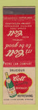 Matchbook Cover - Cott Beverages Soda