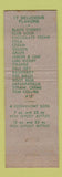 Matchbook Cover - Cott Beverages Soda
