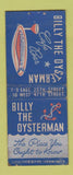 Matchbook Cover - Billy the Oyster Man Cafe New York City BOBTAIL