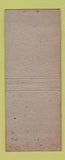 Matchbook Cover - Billy the Oyster Man Cafe New York City BOBTAIL