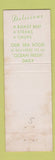 Matchbook Cover - Roast Beef Tavern Rochester NY lobster