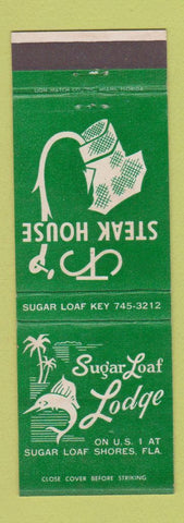 Matchbook Cover - Sugar Loaf Lodge Sugar Loaf Shores FL