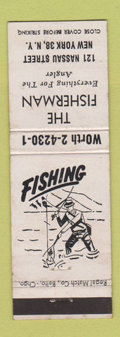 Matchbook Cover - The Fisherman Sporting Goods New York City