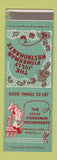 Matchbook Cover - Jolly Fisherman Restaurant Roslyn LI NY Norwalk CT