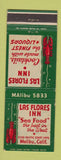 Matchbook Cover - Las Flores Inn Malibu CA