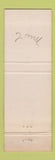 Matchbook Cover - Seaman's Cove Seafood St Petersburg? FL?