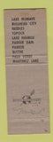 Matchbook Cover - Colorado River Tourism Blythe Lake Mohave Lake Havasu WEAR
