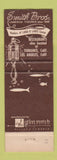 Matchbook Cover - Smith Bros Fish Shanty Port Washington WI WEAR