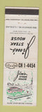 Matchbook Cover - Jim's Steak House Cleveland OH