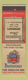 Matchbook Cover - Bostonian Shoes Shenkman's Canandaigua NY