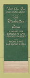 Matchbook Cover - O'Connors Restaurant Albany NY