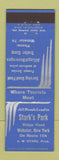 Matchbook Cover - Stark's Park Webster NY Trailer Park low phone #