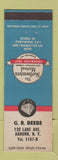Matchbook Cover - CR Beebe Insurance Northwest Mutual Auburn NY