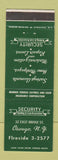 Matchbook Cover - Security Building and Loan Oswego NY