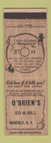 Matchbook Cover - O'Brien's Waverly NY donuts?