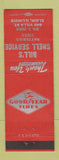 Matchbook Cover - Bill's Shell oil gas Elgin IL Goodyear Tires RED