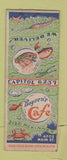 Matchbook Cover - Boysen's Cafe  BOBTAIL