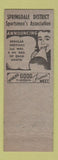 Matchbook Cover - Tutak's Sportsmen's Center Springdale PA