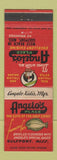 Matchbook Cover - Angelo's Place Seafood Gulfport MS