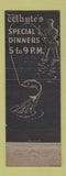 Matchbook Cover - Whyte's Restaurant New York City