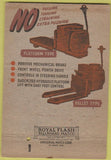 Matchbook Cover - Automatic Transporter Pallet Lift Chicago IL 40 Strike