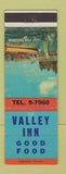 Matchbook Cover - Valley Inn Restaurant