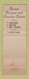 Matchbook Cover - Anthony's Hawthorne Restaurant Lynn MA lobster feature WEAR