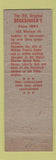 Matchbook Cover - Old Bookbinder's Seafood Philadelphia PA lobster