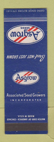 Matchbook Cover - Asgrow Seeds Inc SAMPLE
