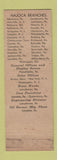 Matchbook Cover - Hajoca Plumbing Heating Supply Richmond VA