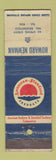 Matchbook Cover - American Standard Products Howard Newman North Brookfield WEAR