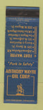 Matchbook Cover - Anthony Wayne Oil Fcorp Fort Wayne IN