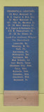 Matchbook Cover - Anthony Wayne Oil Fcorp Fort Wayne IN