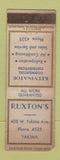 Matchbook Cover - Ruxton's Kelvinator Appliances Yakima WA WORN