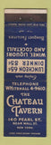 Matchbook Cover - Chateau Tavern New York City