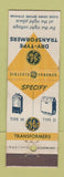 Matchbook Cover - GE Transformers Dry Type