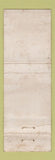 Matchbook Cover - GM General Motors WORN