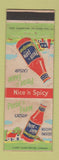 Matchbook Cover - Pride Farm Tomato Catsup