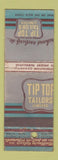 Matchbook Cover - Tip Top Tailors MISCUT ERROR feature
