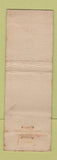Matchbook Cover - Dodge Transmission MISCUT ERROR WEAR 30 Stick